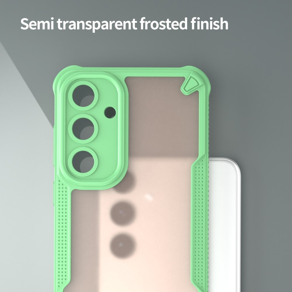 Fagyasztott tartós borítás Samsung Galaxy S25+ készülékhez - zöld