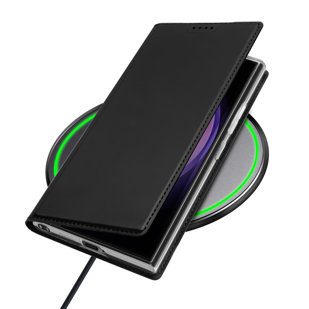 DUX könyvtáska Samsung Galaxy S24 Ultra készülékhez - fekete