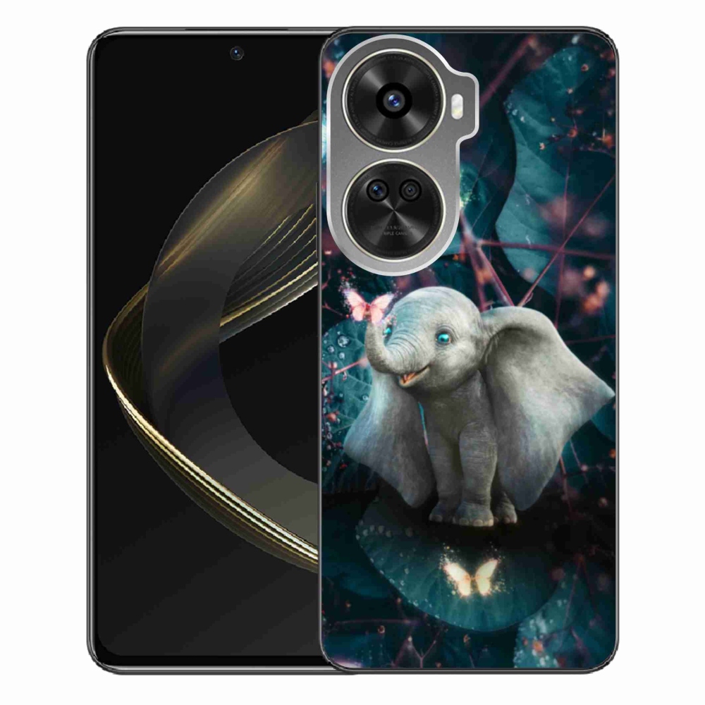 Gél borítás mmCase a Huawei Nova 12 SE számára - aranyos elefánt