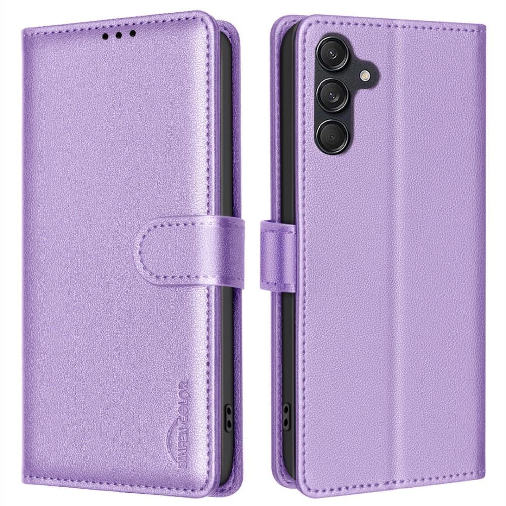 BINFEN könyvtáska Samsung Galaxy A26 5G - lila