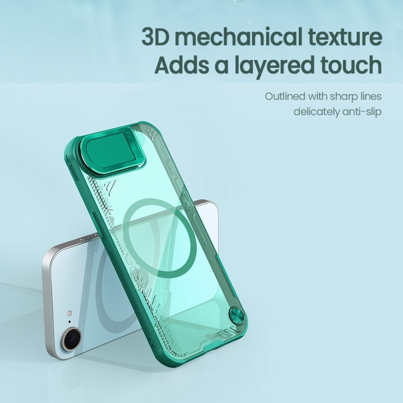 Nillkin Iceblade Prop mágneses borító Apple iPhone 16e készülékhez Fekete