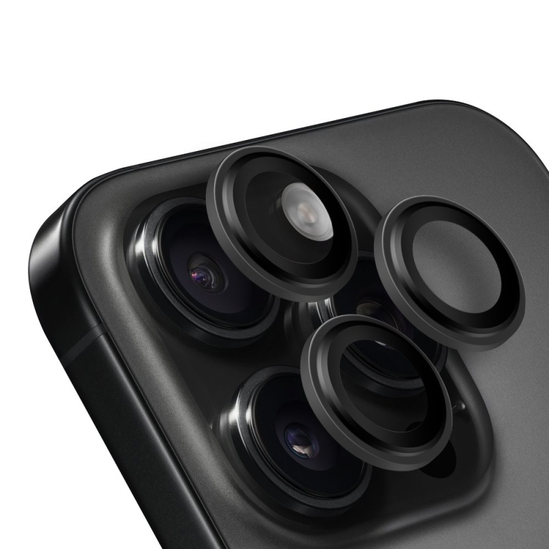 CSOMAG:ME objektívvédő Apple iPhone 16 Pro/16 Pro Max fekete titán