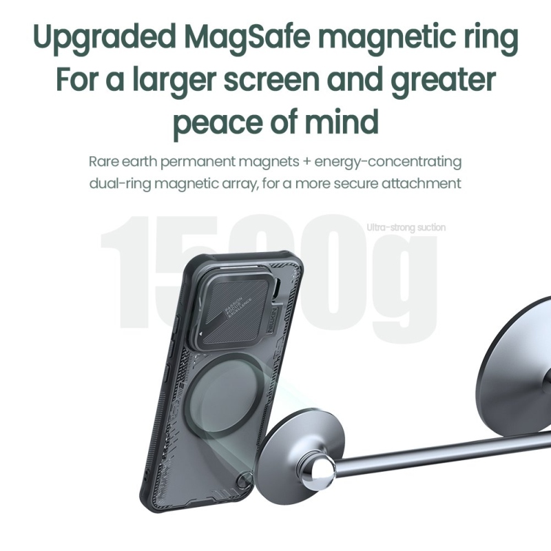 Nillkin Iceblade Prop mágneses borító Xiaomi 15 Sötét éjszaka fekete