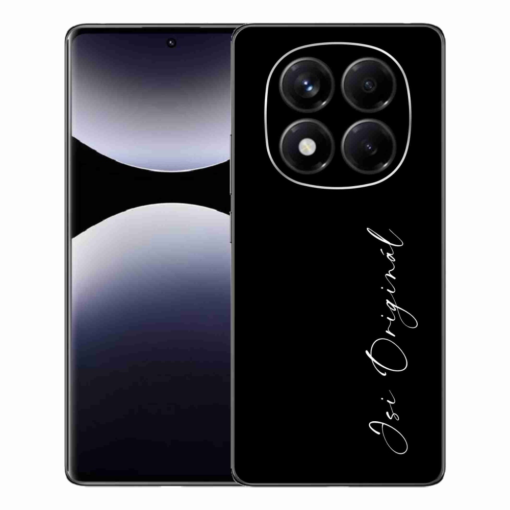 Gél borító mmCase a Xiaomi Redmi Note 14 Pro - te vagy az eredeti fekete háttérrel