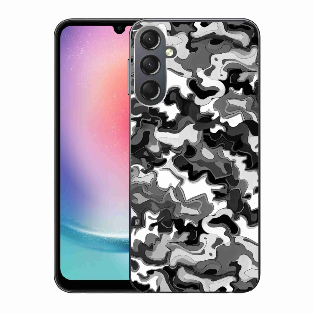 Zselés borítás mmCase Samsung Galaxy A24 készülékhez - terepszínű minta 3