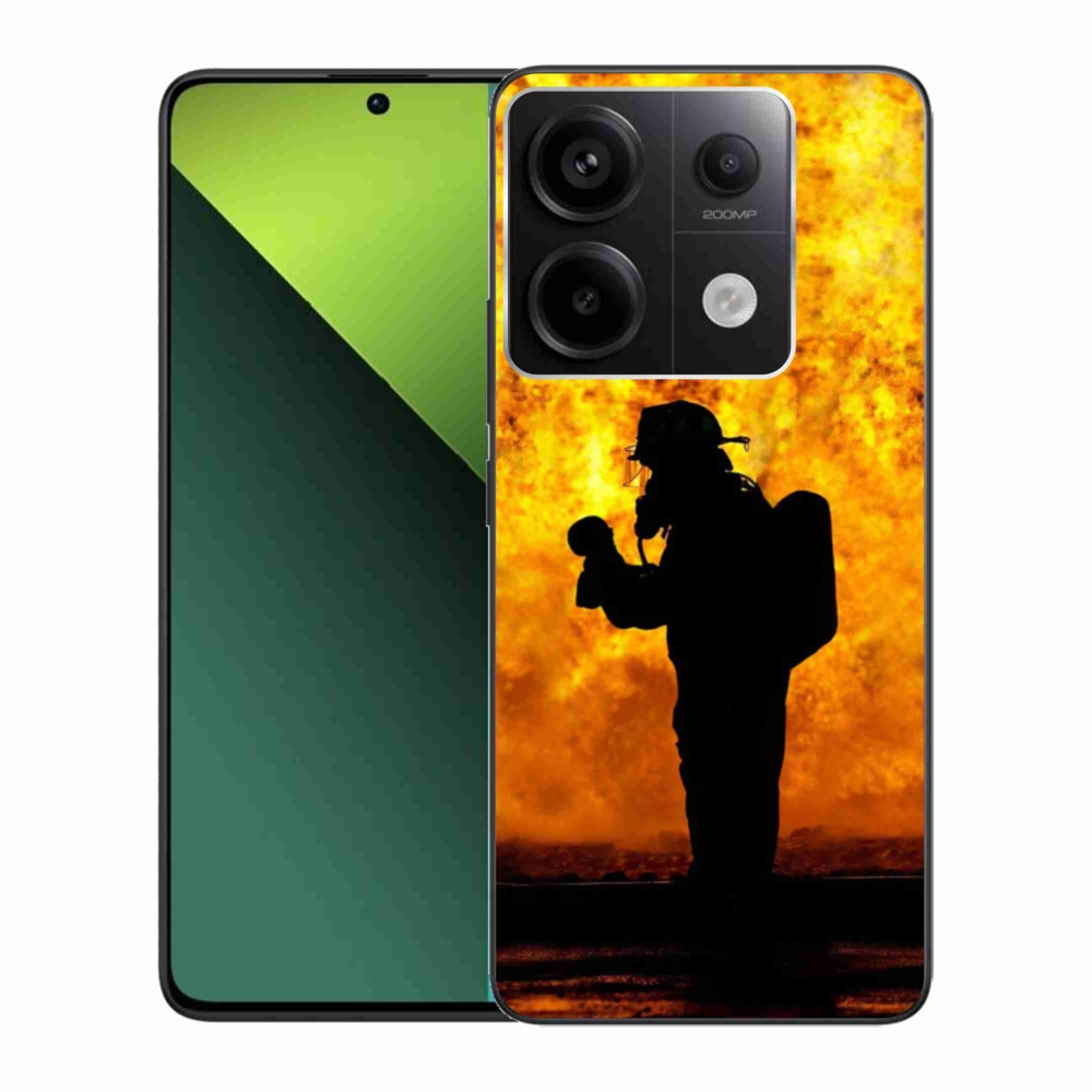 Gél borítás mmCase a Xiaomi Redmi Note 13 Pro 5G/Poco X6 5G számára - tűzoltó