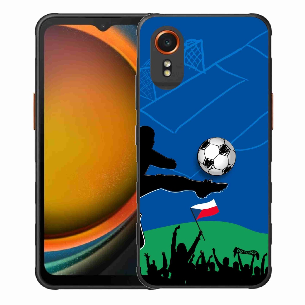 Gél borítás mmCase Samsung Galaxy Xcover 7 - futball rajongóknak