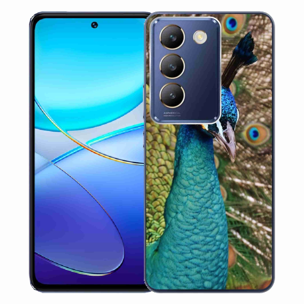 Gél védőburkolat mmCase a Vivo V40 SE 4G/5G készülékhez - páva