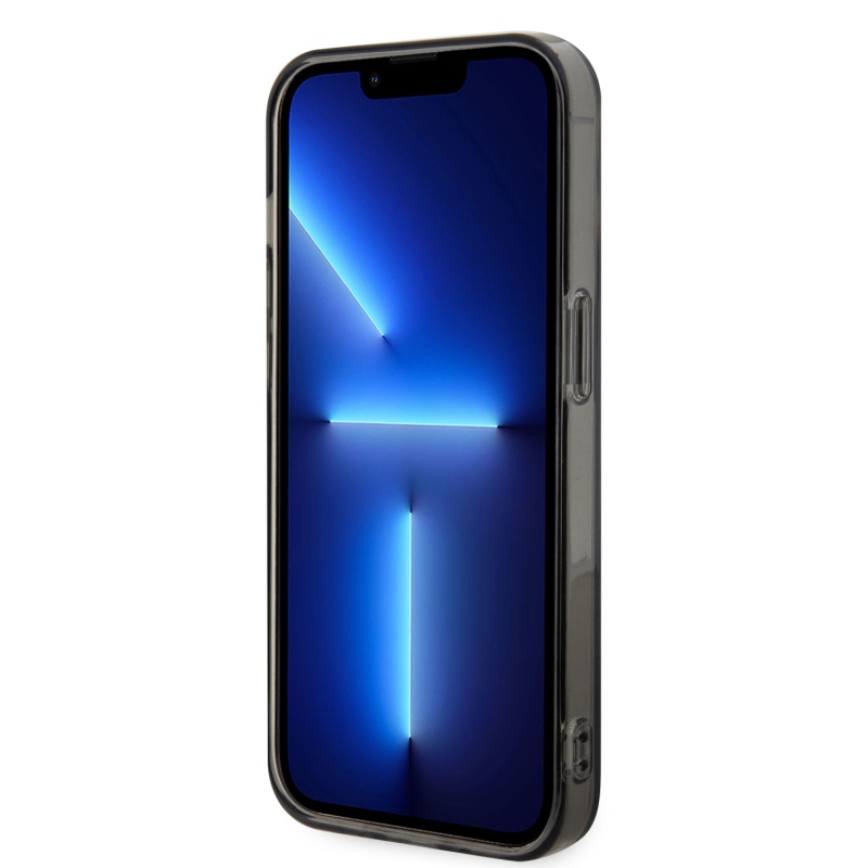 Karl Lagerfeld IML IML Ikonik MagSafe hátlap iPhone 15 Pro-hoz Fekete