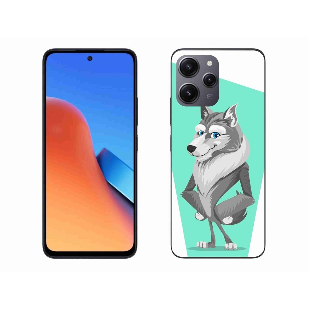 Gél borítás mmCase a Xiaomi Redmi 12-hez - rajzfilm farkas