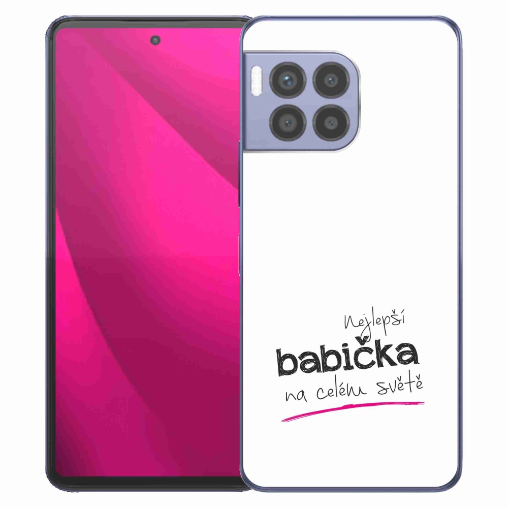 Gél borító mmCase a T-Mobile T Phone 2 Pro készülékhez - Best Grandma 4 fehér háttér