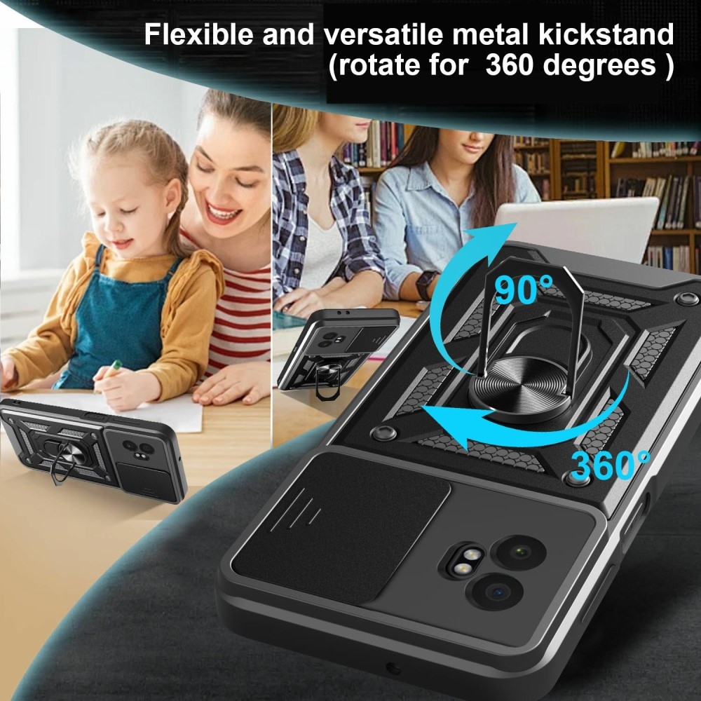 Csúszásálló borítás Samsung Galaxy Xcover 7 Pro készülékhez - fekete