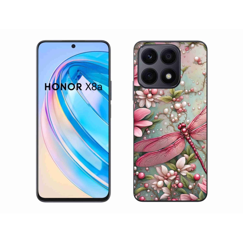 Zselés borítás mmCase a Honor X8a készülékhez - szitakötő