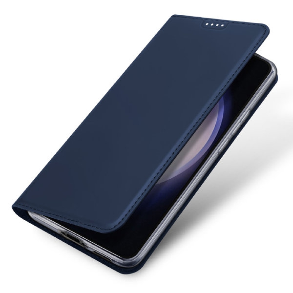 DUX könyvtáska Samsung Galaxy S23 FE készülékhez - sötétkék
