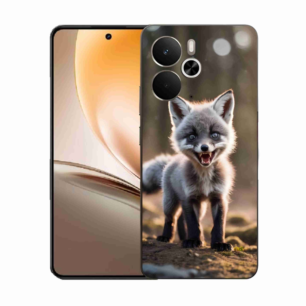 Gél borító mmCase a Realme 14 5G készülékhez - angry fox