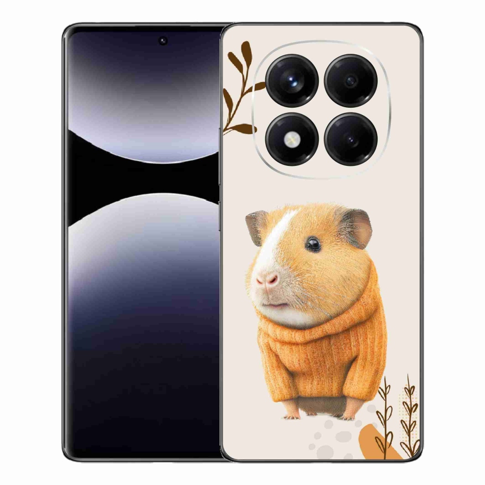 Gél borítás mmCase a Xiaomi Redmi Note 14 Pro számára - tengerimalac a pulóverben