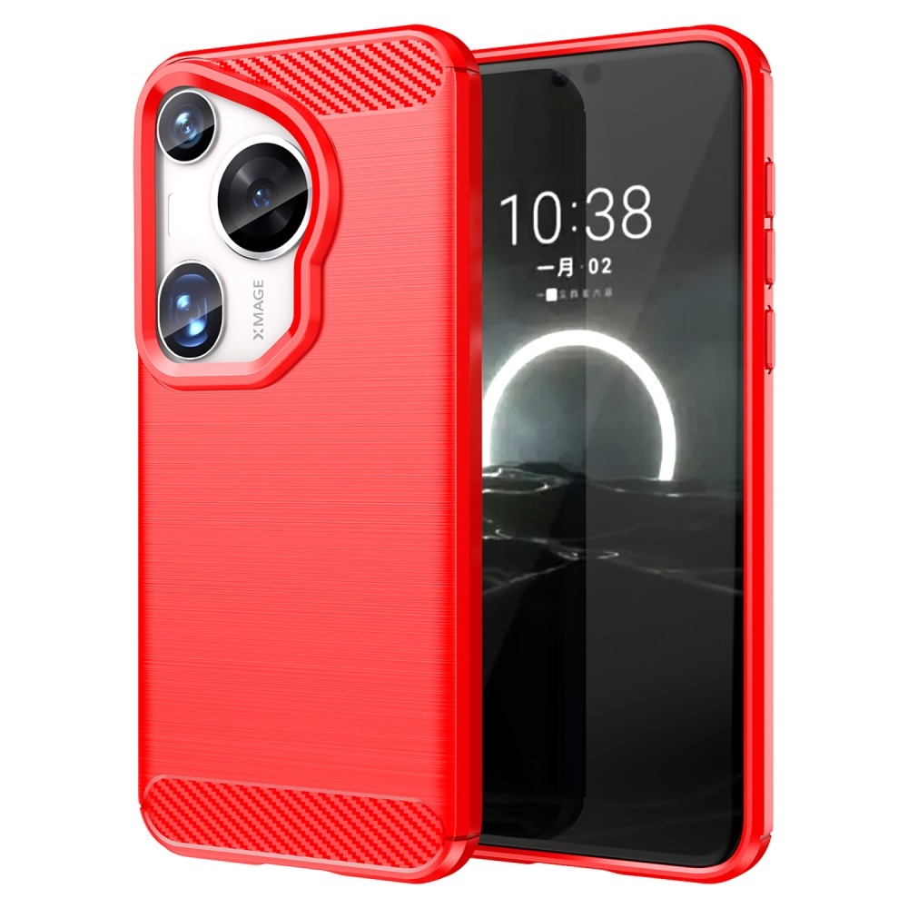 Szénálló zselés tok a Huawei Pura 70 Ultra számára - piros
