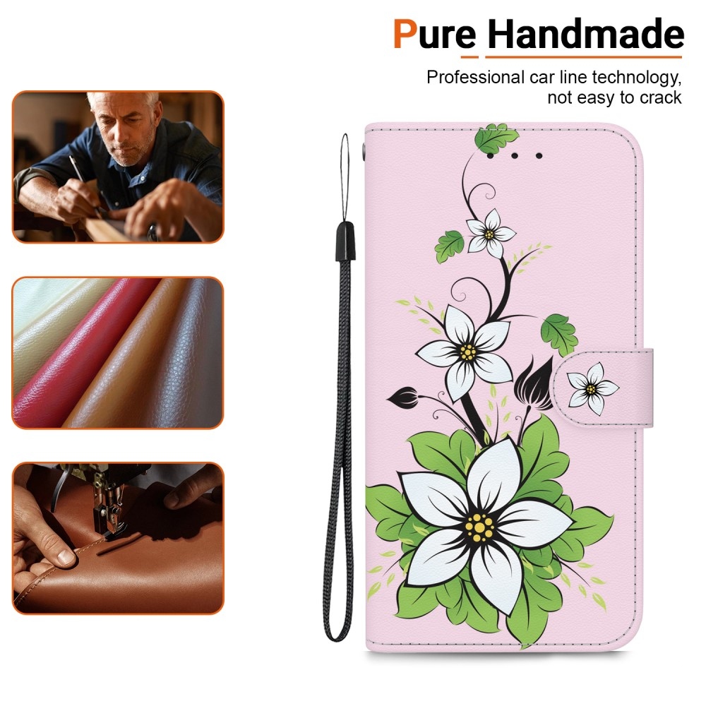 Printern könyv tok Xiaomi Redmi Note 14 5G-hez - lily