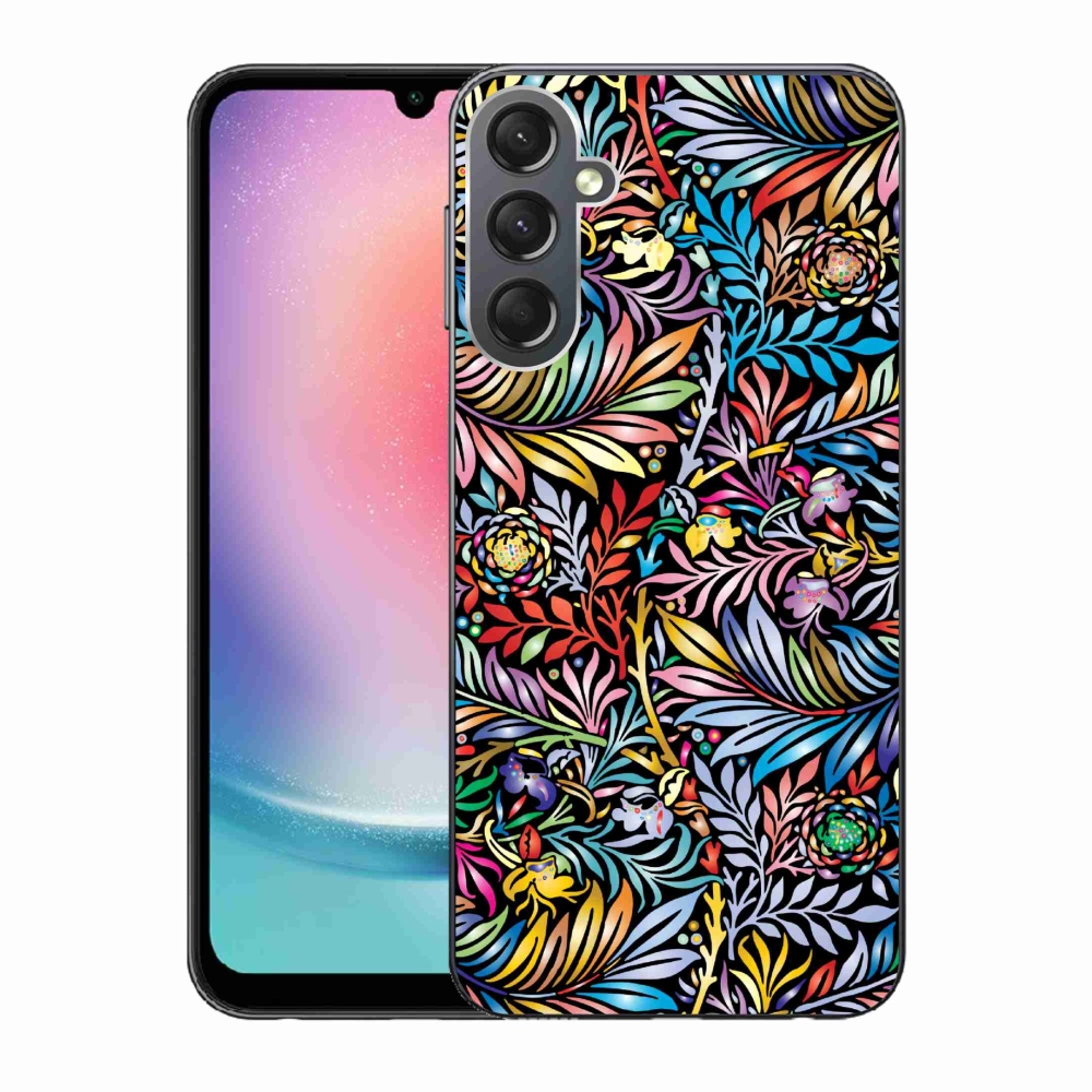 Gél borító mmCase Samsung Galaxy A24 - virágok 5
