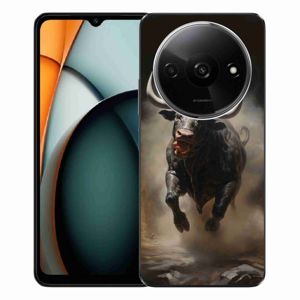 Gél borítás mmCase a Xiaomi Redmi A3-hoz - dühös bika