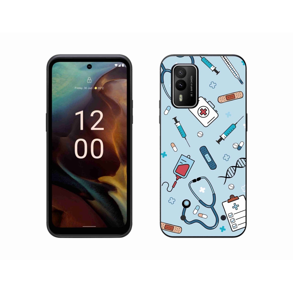 Zselés borítás mmCase a Nokia XR21 készülékhez - egészség 1