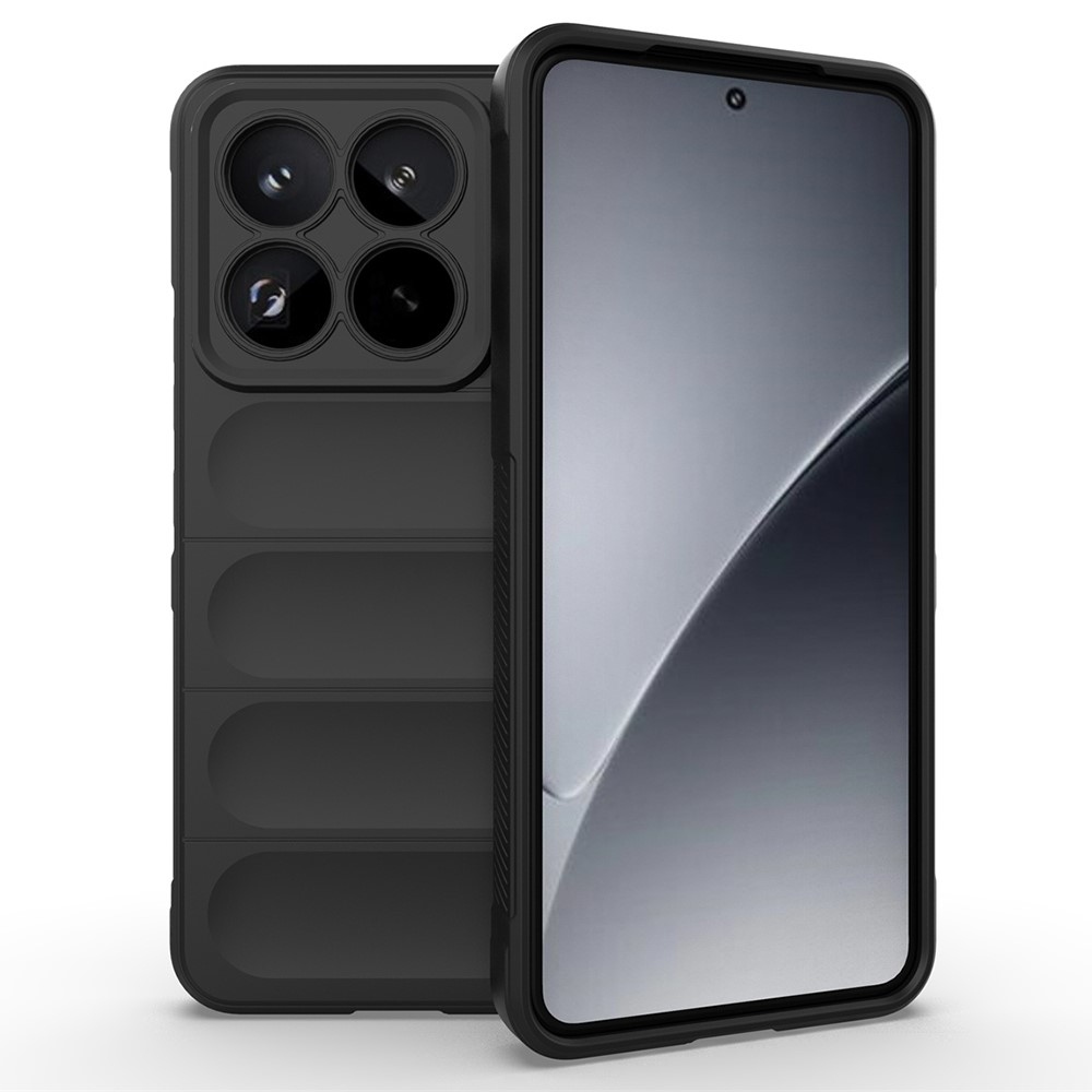 Rugg tartós zselés tok Xiaomi 15 Pro-hoz - fekete