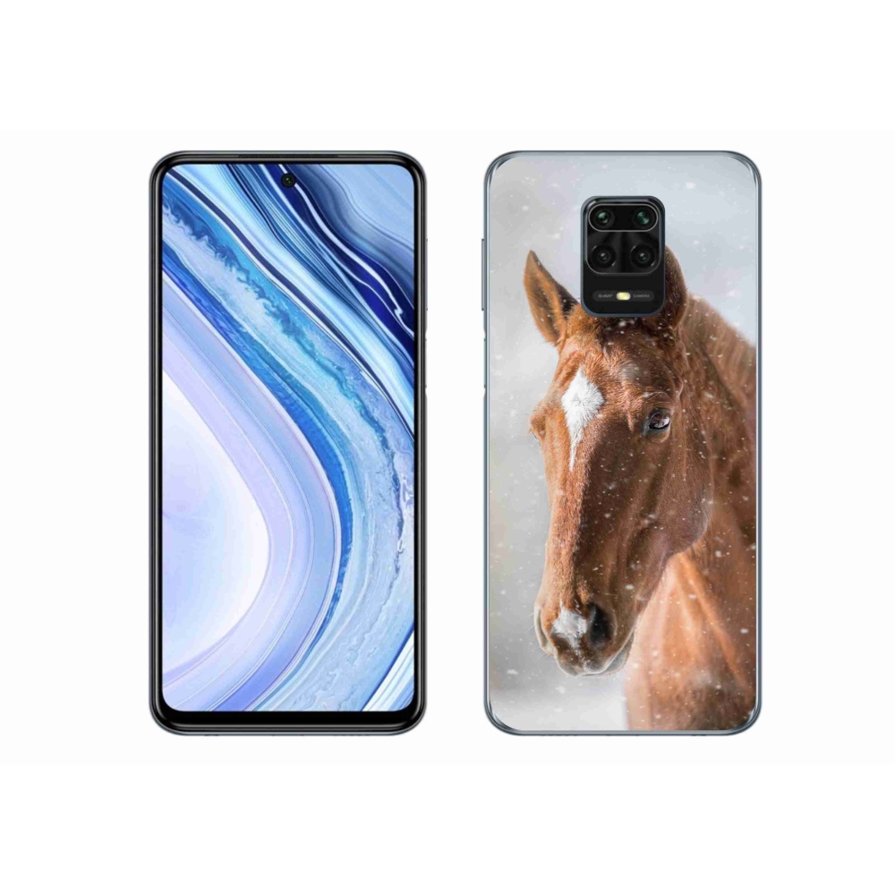 Zselés borítás mmCase a Xiaomi Redmi Note 9S-hez - barna ló 2