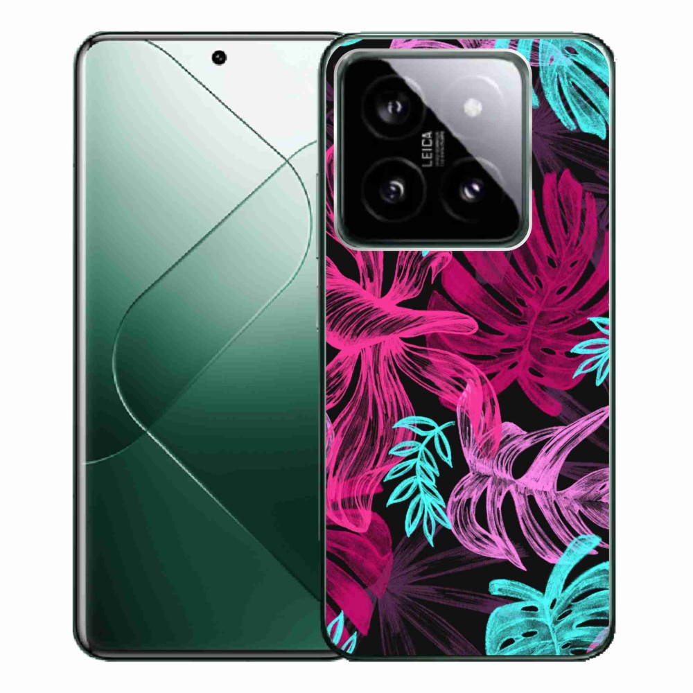 Gél borítás mmCase a Xiaomi 14 Pro-hoz - virágok 1