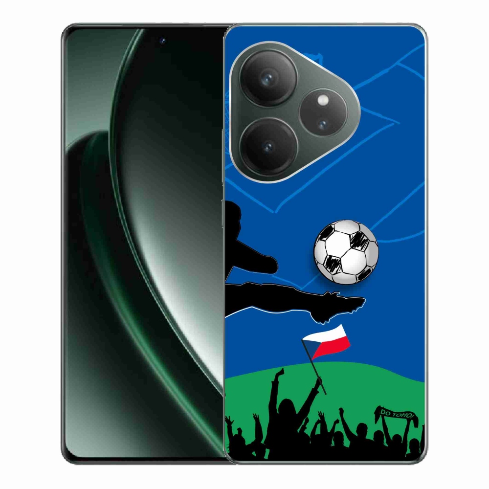Gél borítás mmCase a Realme GT 6 5G/GT 6T 5G számára - futballszurkolók számára