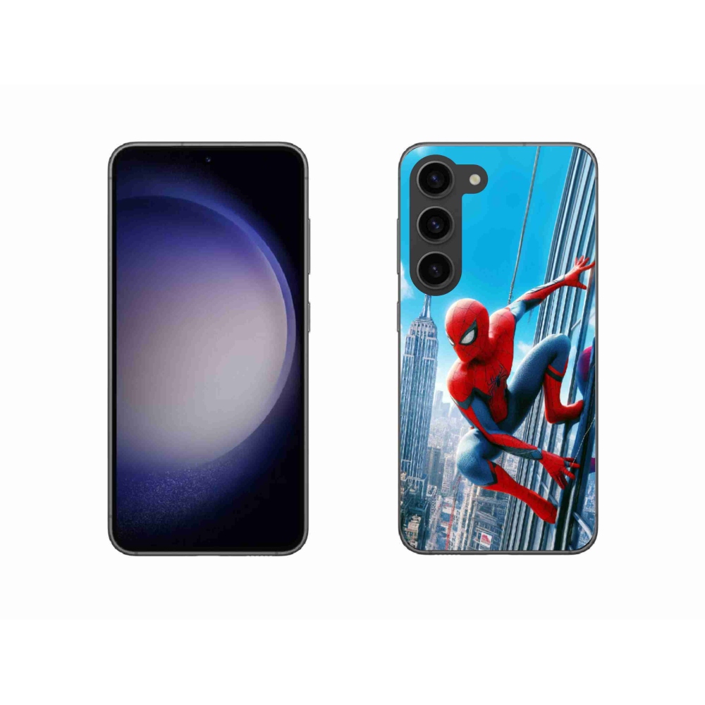 Gél borítás mmCase Samsung Galaxy S23 5G - pókemberhez