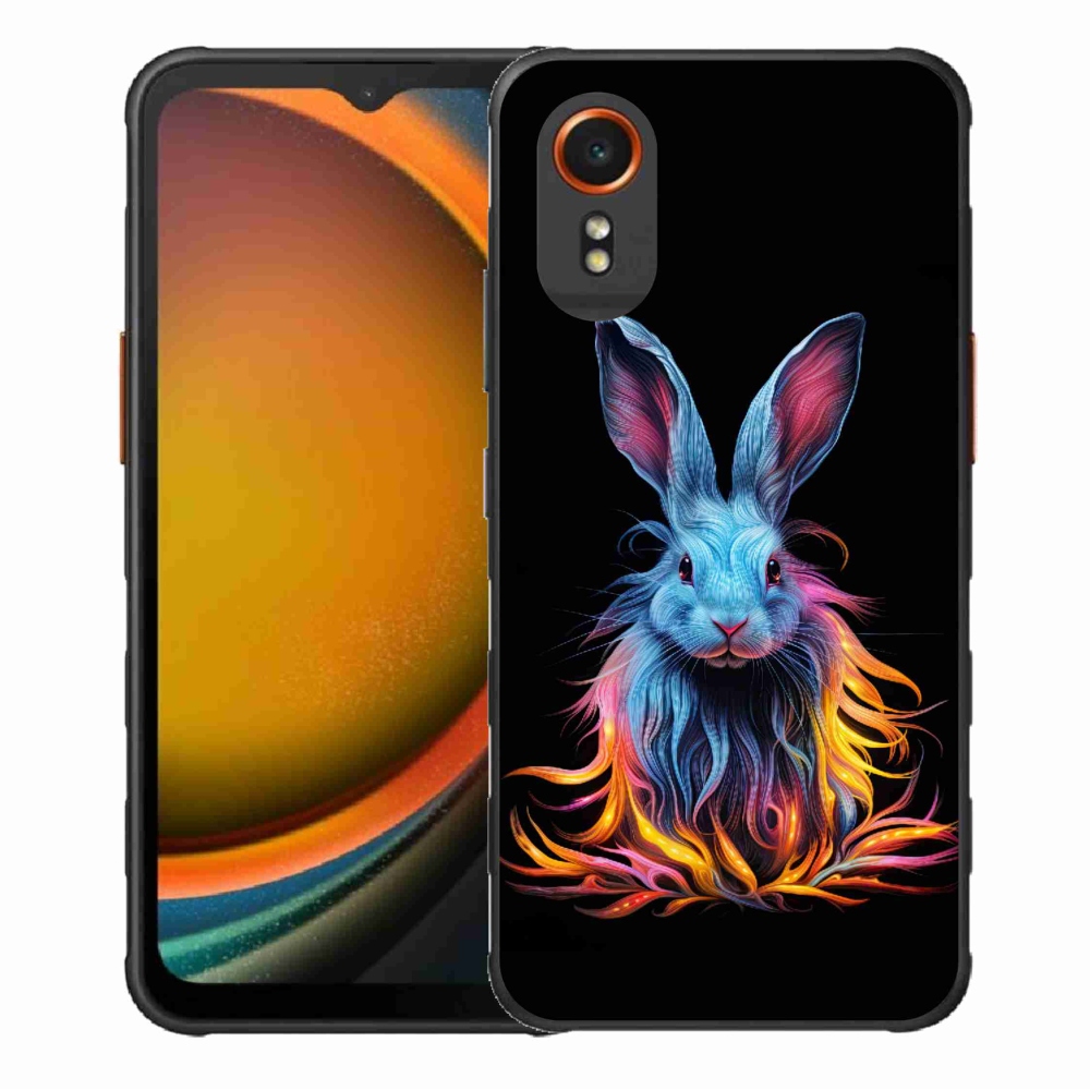 Gél borítás mmCase Samsung Galaxy Xcover 7 készülékhez - absztrakt nyuszi