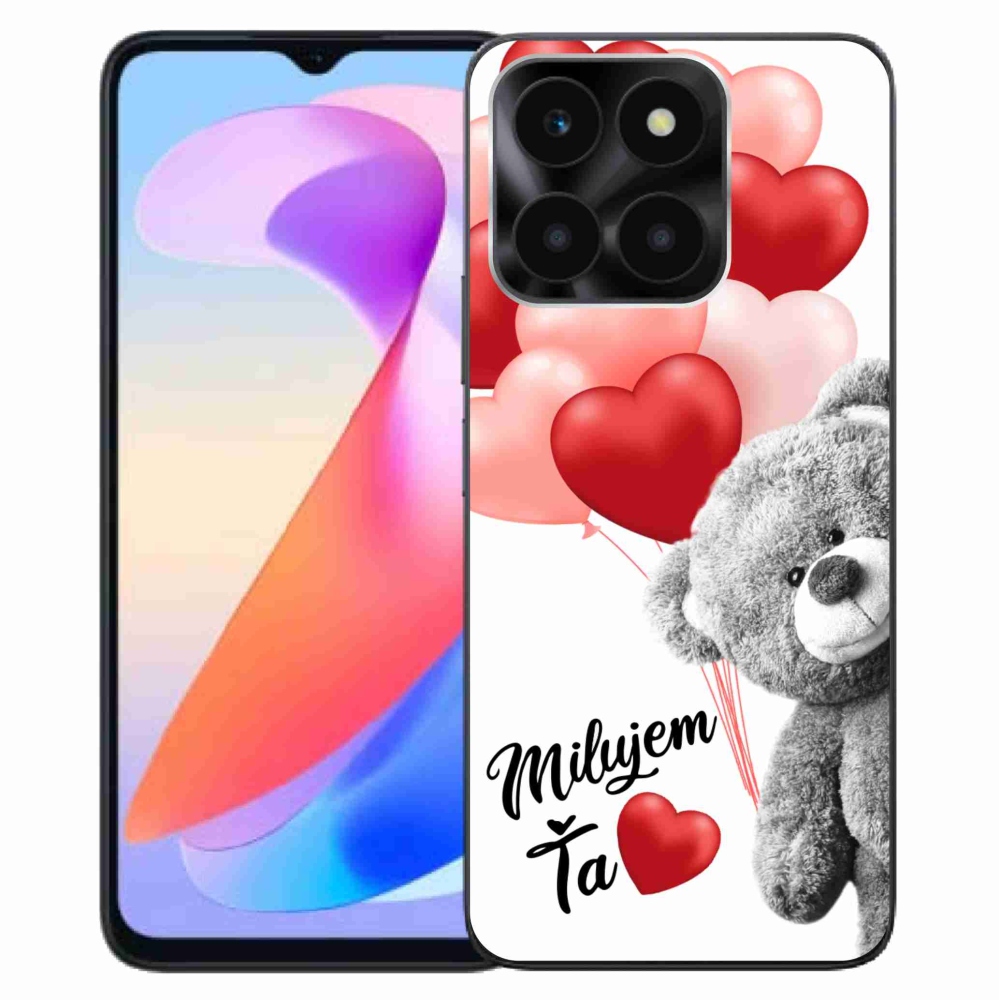 Gél tok mmCase a Honor X6a számára - I love you en