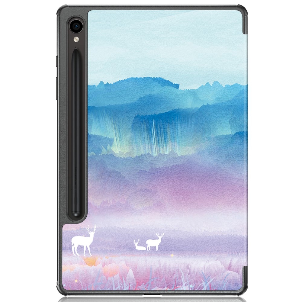 Nyomtatás intelligens záró tok Samsung Galaxy Tab S9/Tab S10 készülékhez - absztrakt minta