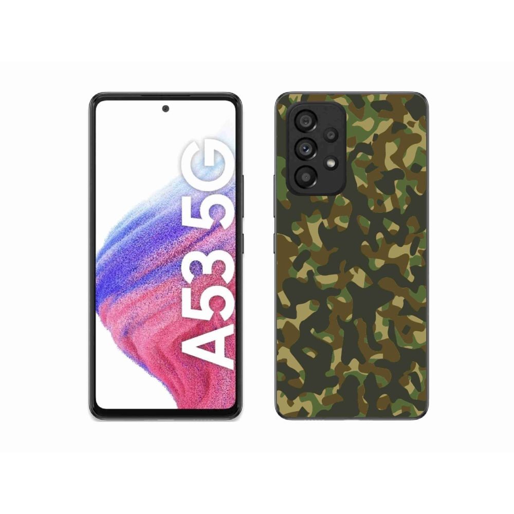 Gél védőhuzat mmCase Samsung Galaxy A53 5G - terepszínű mintázat 1