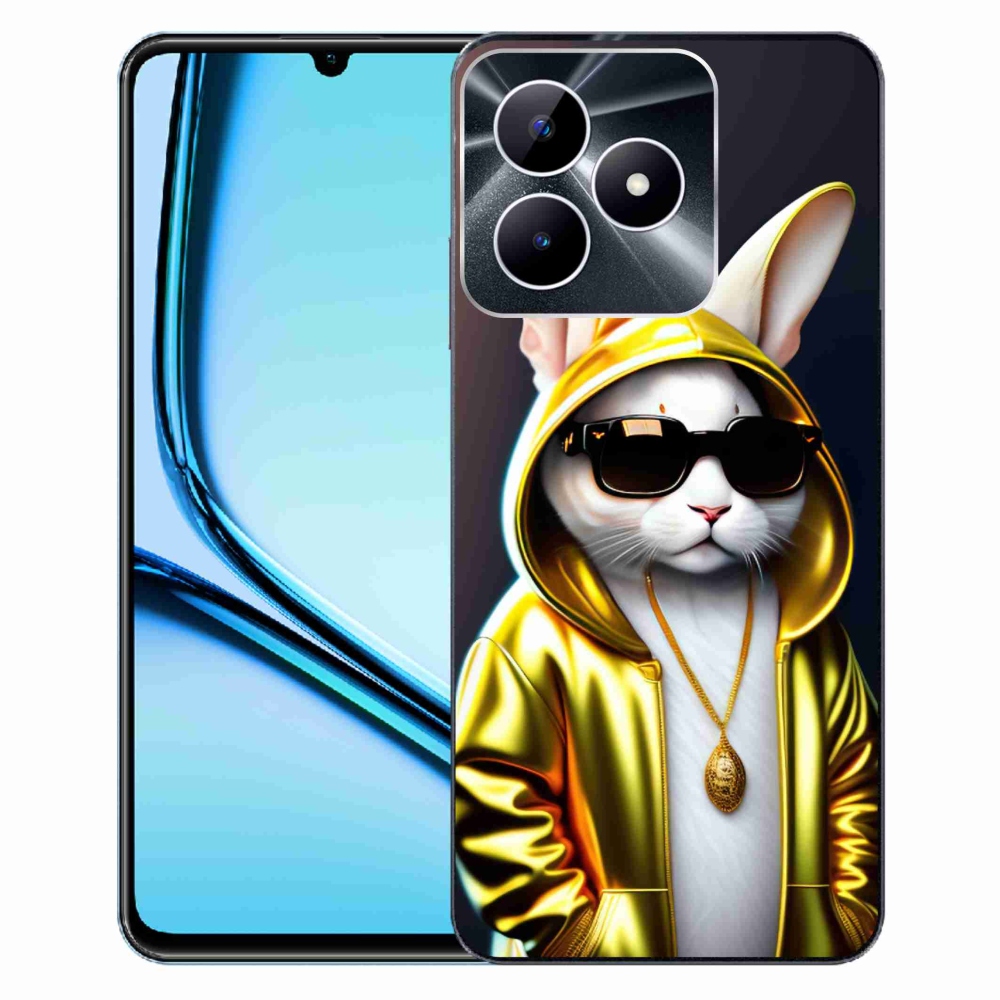 Zselés borítás mmCase a Realme Note 50 készülékhez - cat boss
