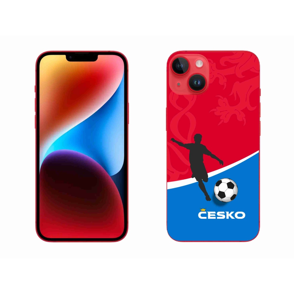 Gél védőburkolat mmCase iPhone 14 Plus készülékhez - futball Csehország