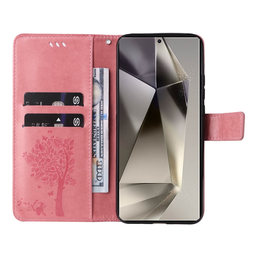 Fák könyve tok Samsung Galaxy S25 Ultra - rózsaszín