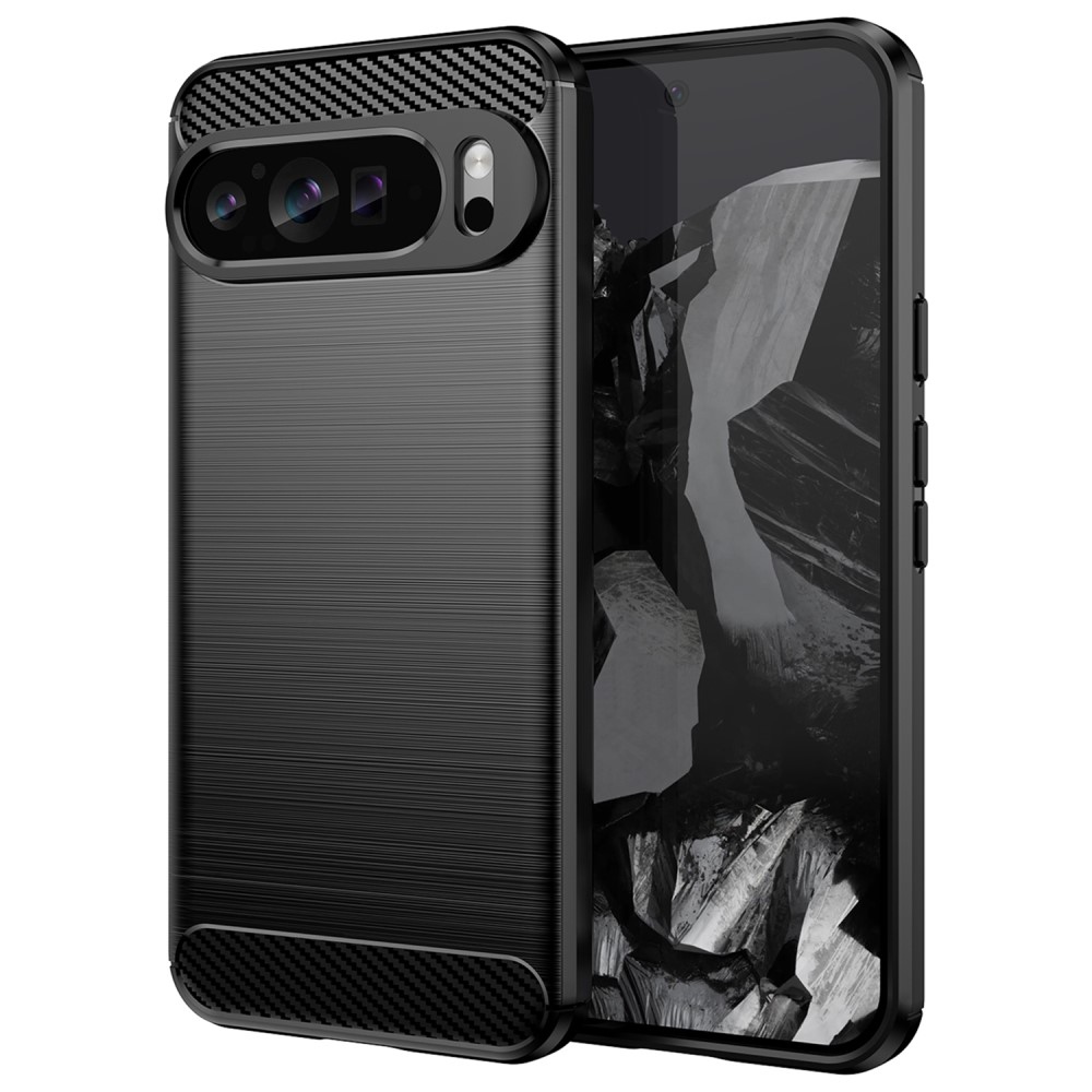 Szénálló zselés tok a Google Pixel 9 Pro XL-hez - fekete