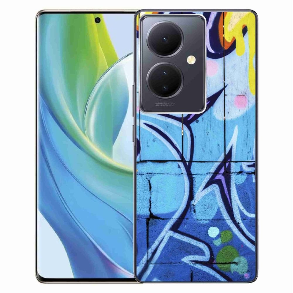 Gél borítás mmCase a Vivo V29 Lite 5G-n - graffiti