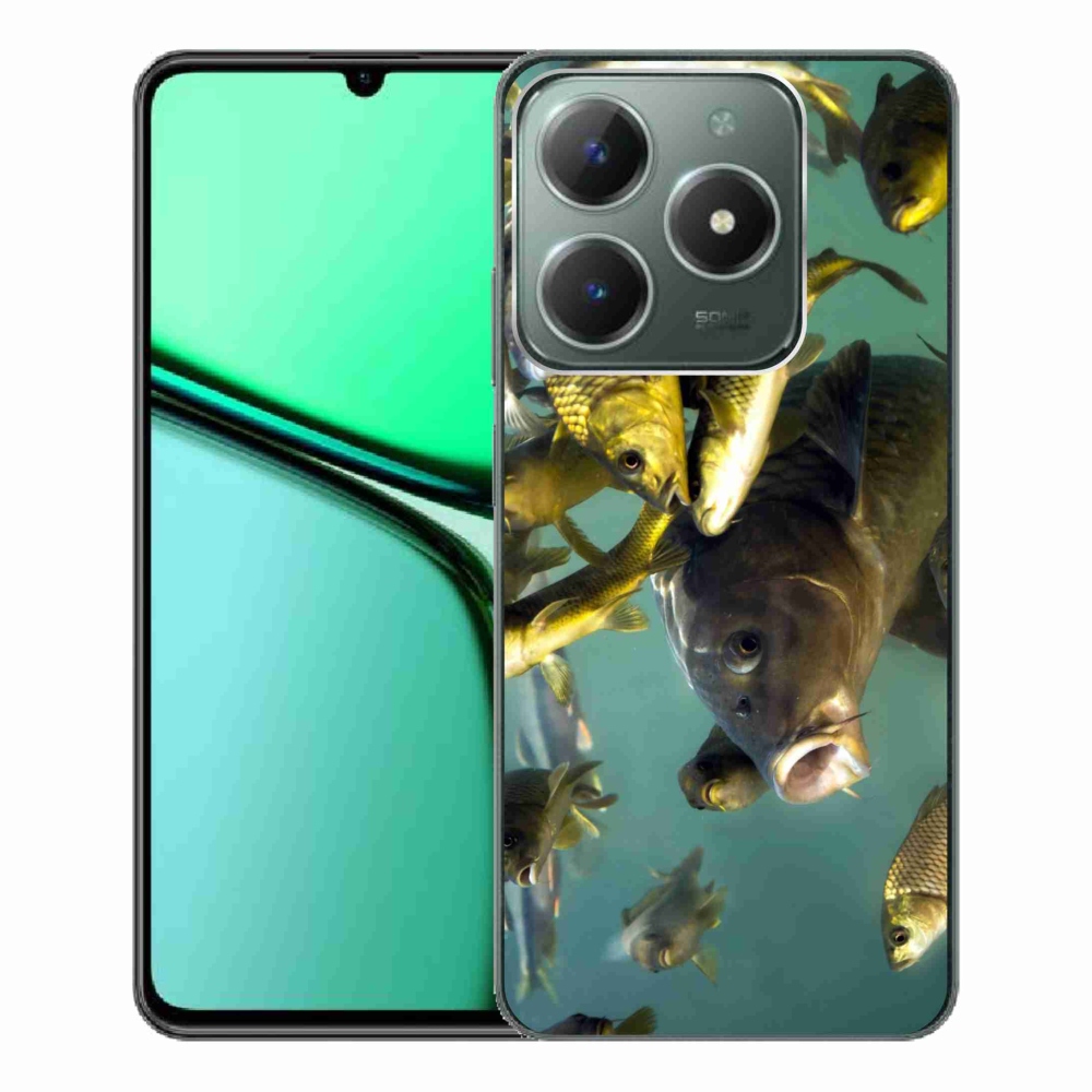 Gél tok mmCase a Realme C61 készülékhez - halak iskolája