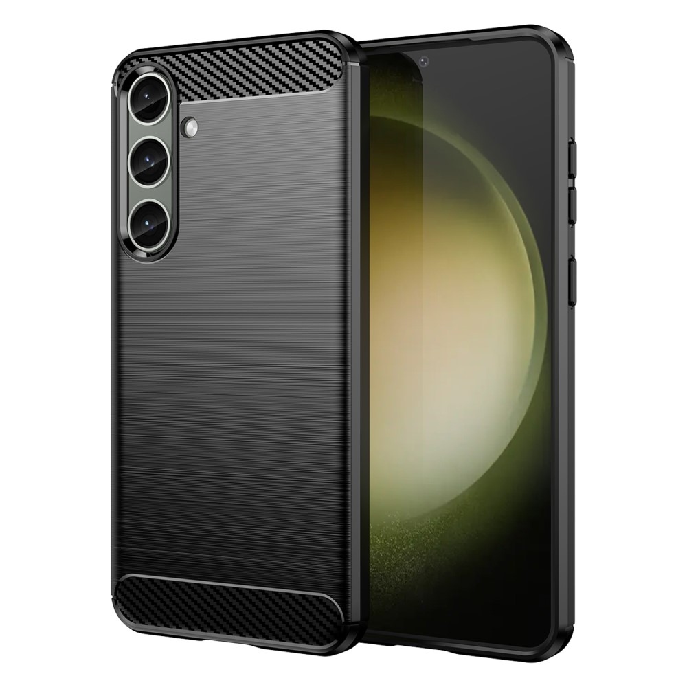 Szénálló zselés tok Samsung Galaxy S24+/S25+ készülékhez - fekete