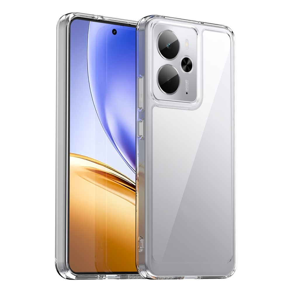 Gél tok fix hátlappal a Realme 14 5G/14T 5G készülékhez - átlátszó