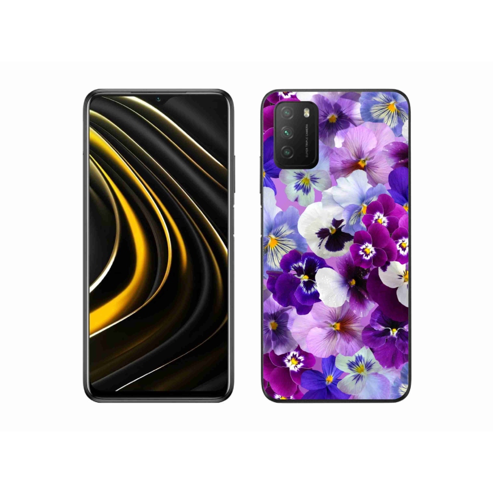 Gél borító mmCase a Xiaomi Poco M3-hoz - virágok 9