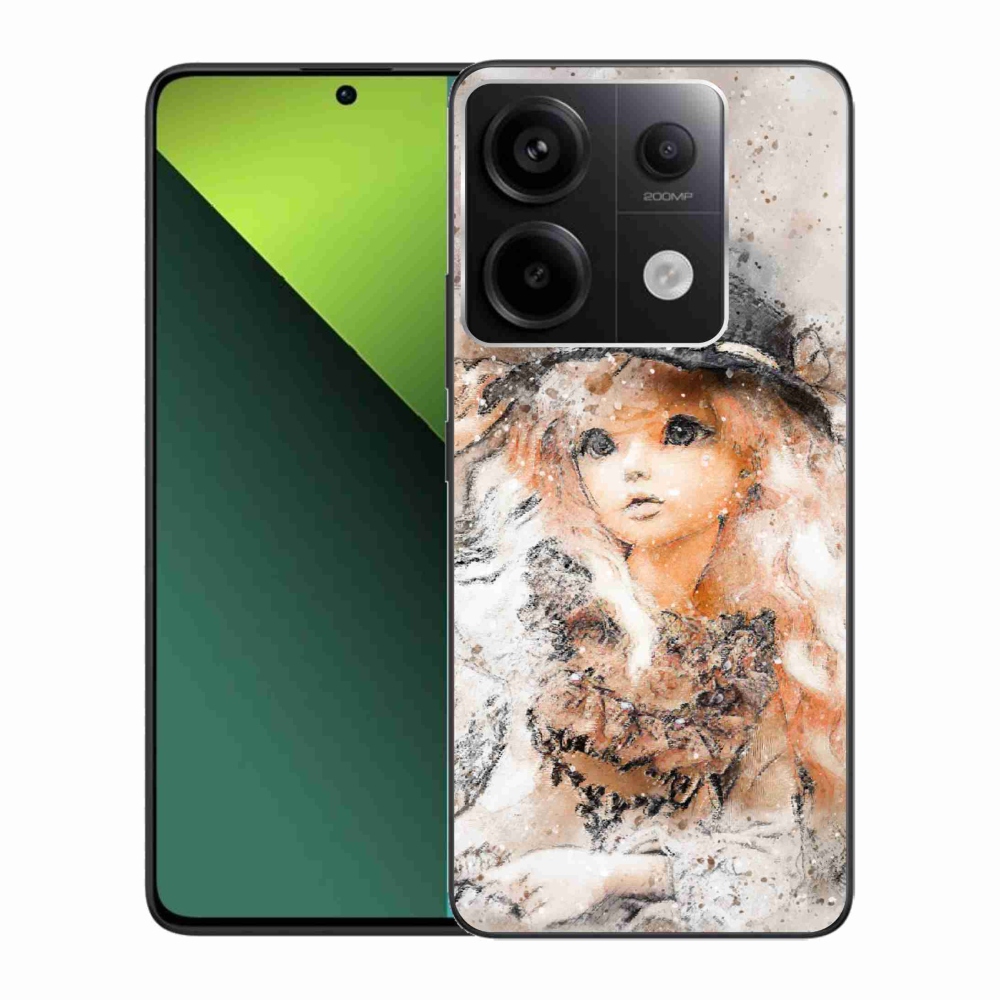 Gél borítás mmCase a Xiaomi Redmi Note 13 Pro 5G/Poco X6 5G - kalapos lányhoz