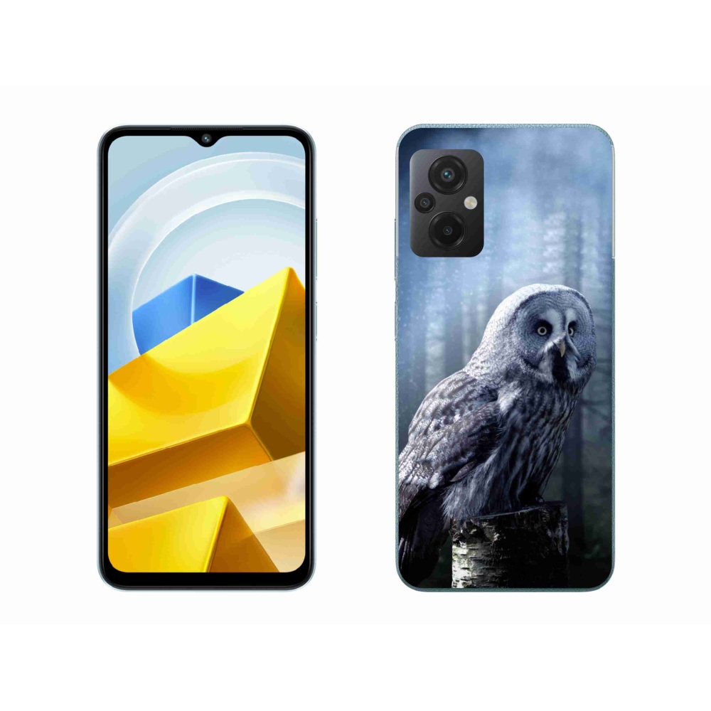 Gél borítás mmCase a Xiaomi Poco M5 4G-hez - bagoly