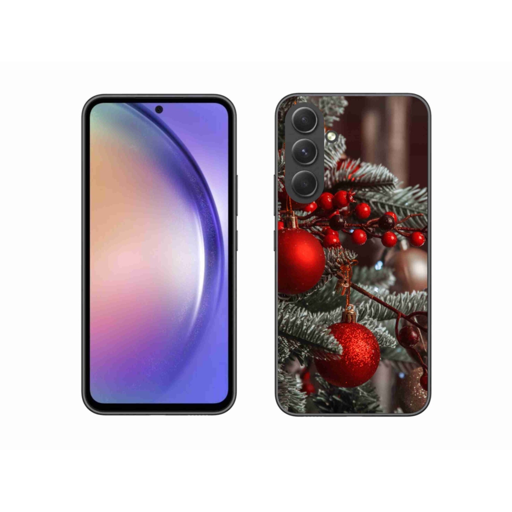 Gél borítás mmCase Samsung Galaxy A54 5G - karácsonyi dekoráció 2
