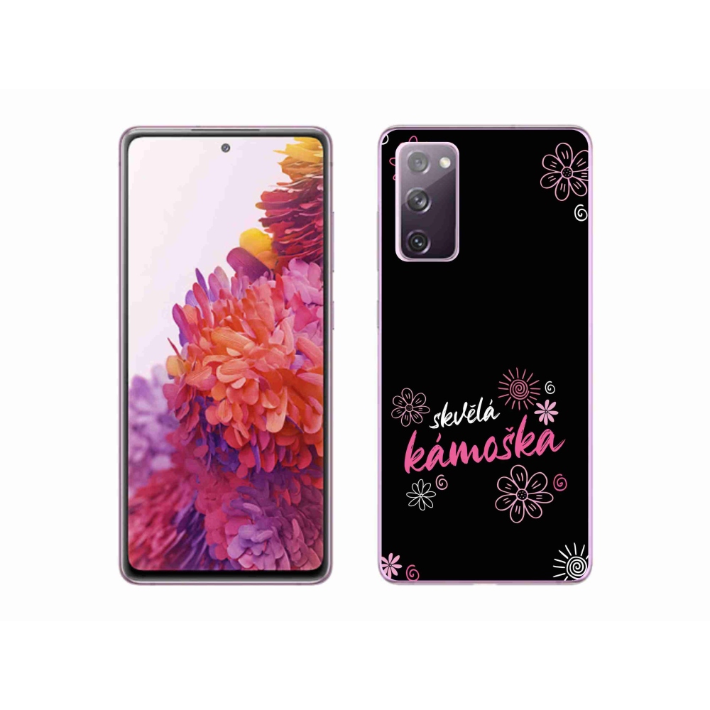 Gél borítás mmCase Samsung Galaxy S20 FE - nagyszerű haver fekete háttérrel