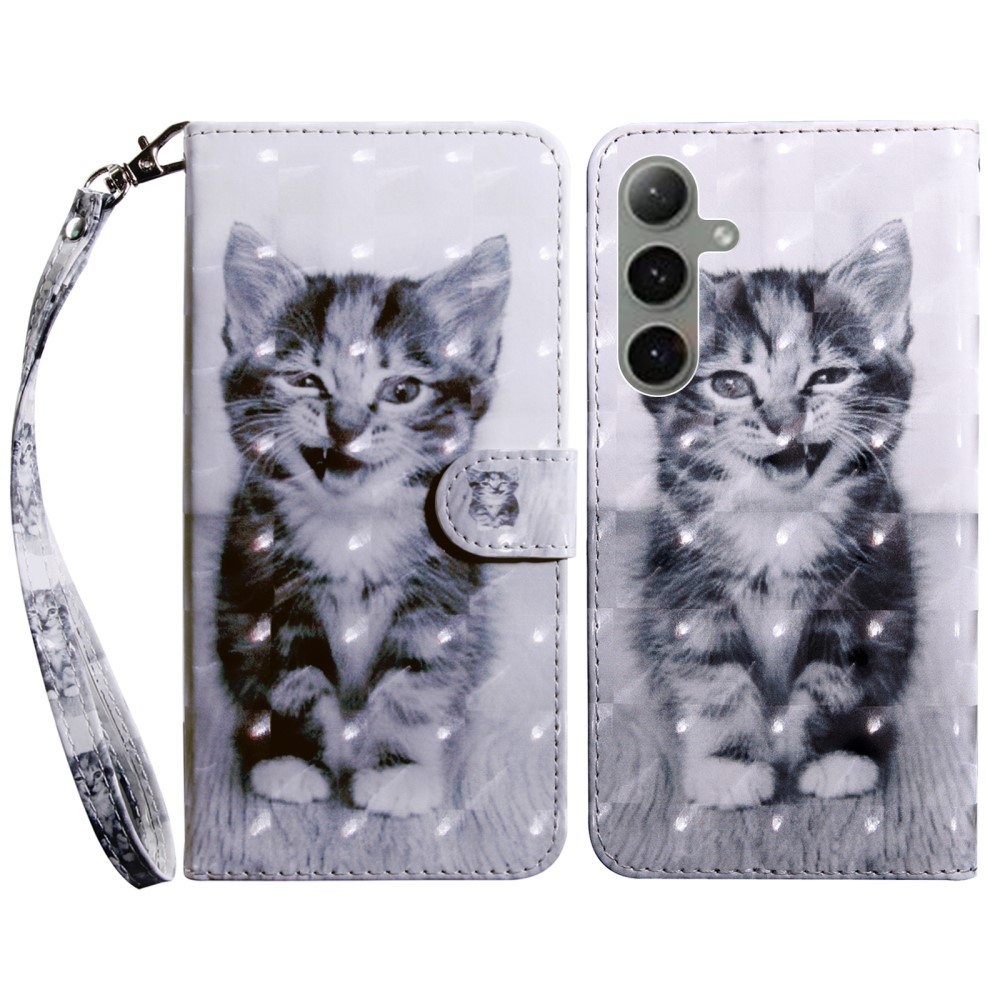 Foltos könyv tok Samsung Galaxy S24 FE - cica