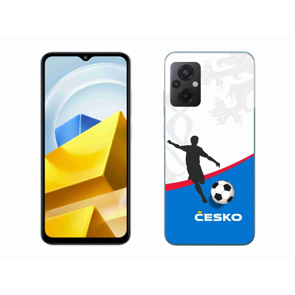 Gél borítás mmCase a Xiaomi Poco M5 4G-hez - futball Csehország 1