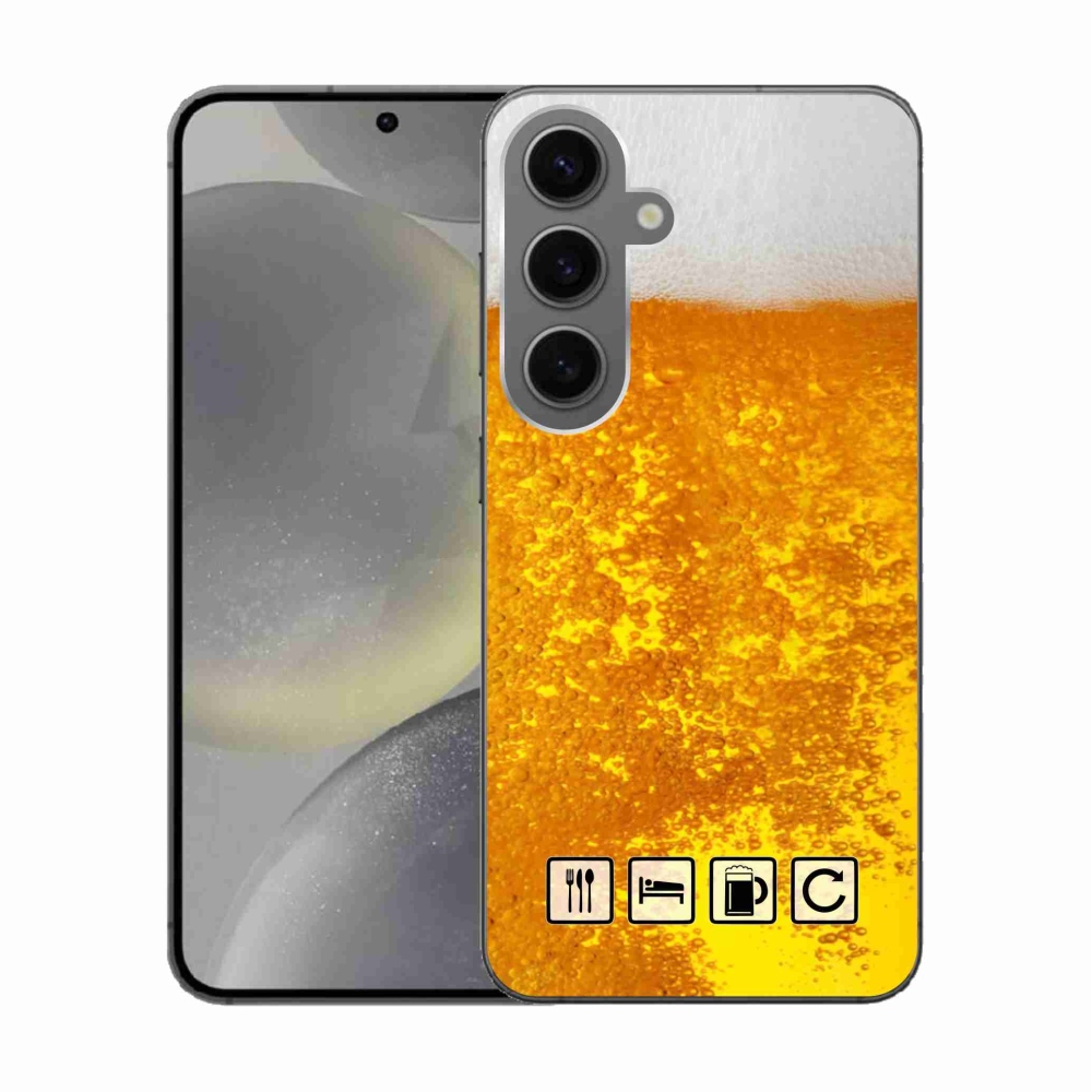 Gél védőhuzat mmCase Samsung Galaxy S24 - sör motívum 3